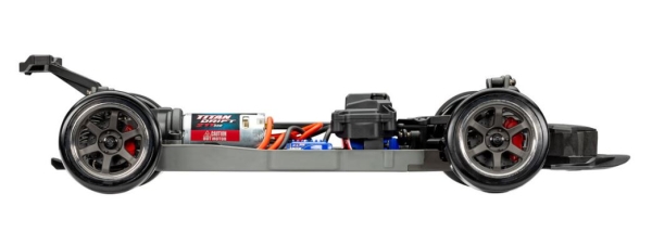 TRX105237-4-BLK  TRAXXAS 4-TEC Ford Mustang schwarz 1/10 Drift RTR Brushed